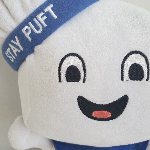 2016 GHOSTBUSTERS STAY PUFT MARSHMALLOW MAN 13” PLUSHIE ELECTRONIC SINGING - Picture 12 of 12